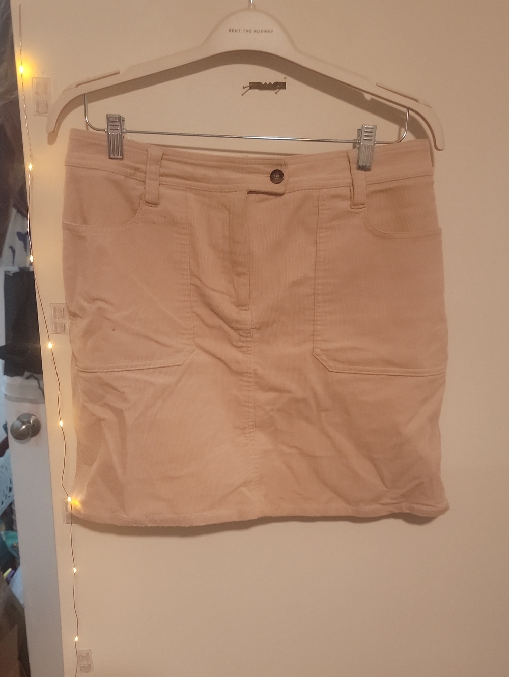 Boden corduroy mini skirt Peachy Millenial Pink